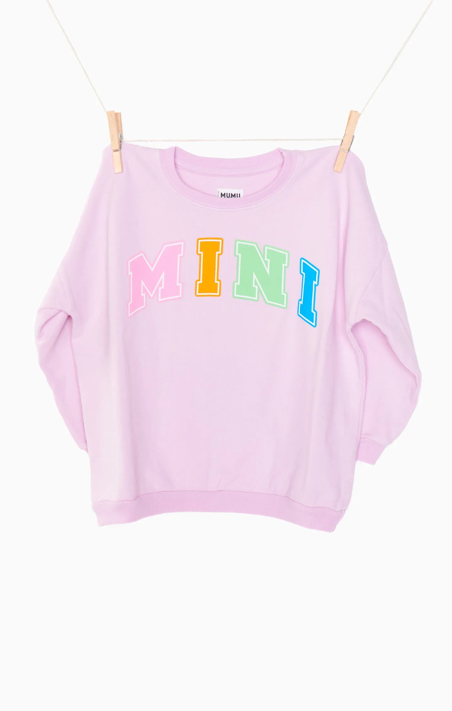 Davis Sweatshirt ~ Rosa Mini Grafik