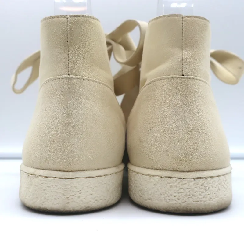 Derek Lam Schnür-Sneaker High Top in Serena Elfenbein Wildleder Größe 37