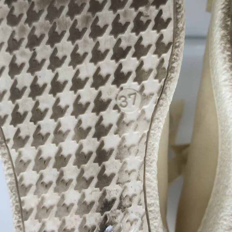 Derek Lam Schnür-Sneaker High Top in Serena Elfenbein Wildleder Größe 37