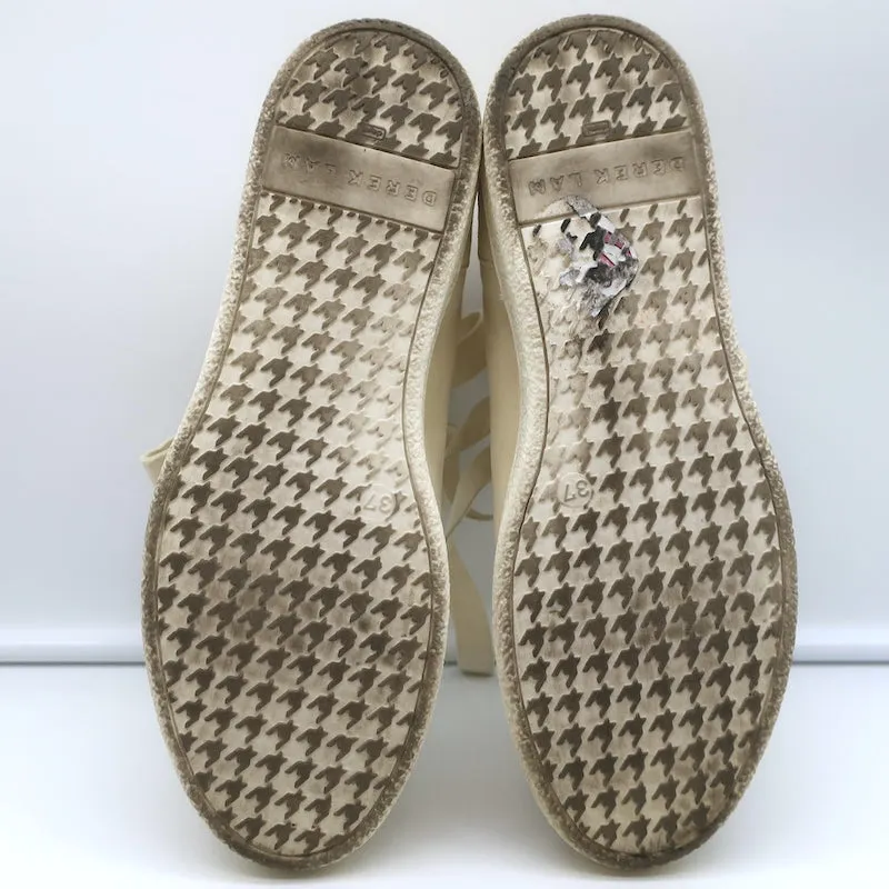 Derek Lam Schnür-Sneaker High Top in Serena Elfenbein Wildleder Größe 37