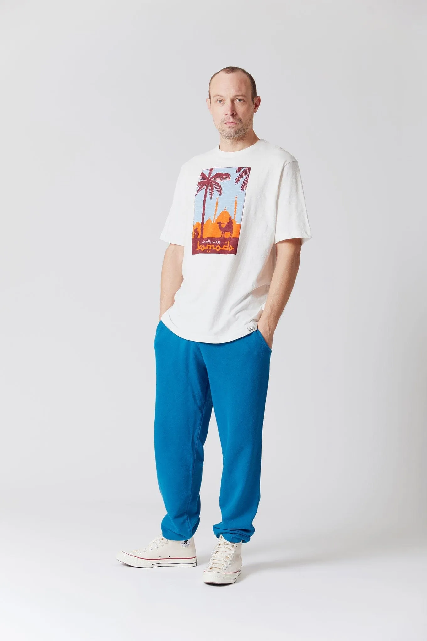 Desert Tours Bio-Baumwoll-T-Shirt | Off-White