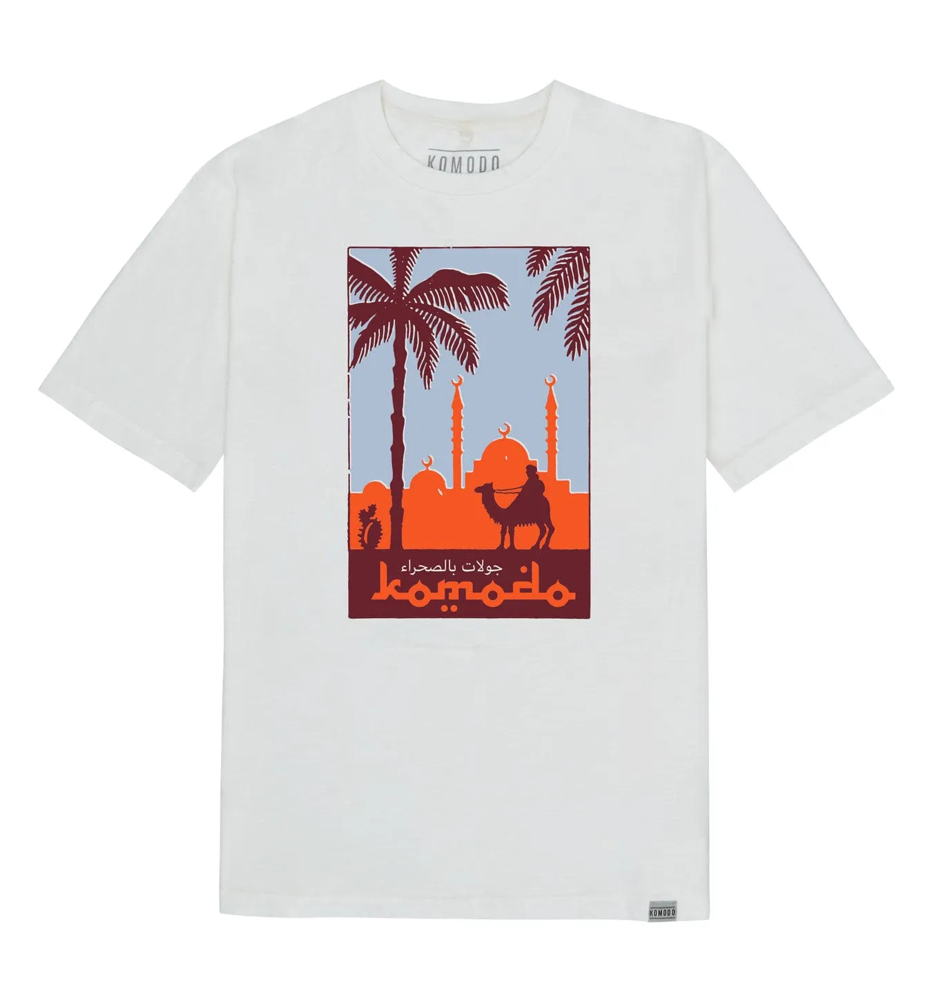 Desert Tours Bio-Baumwoll-T-Shirt | Off-White