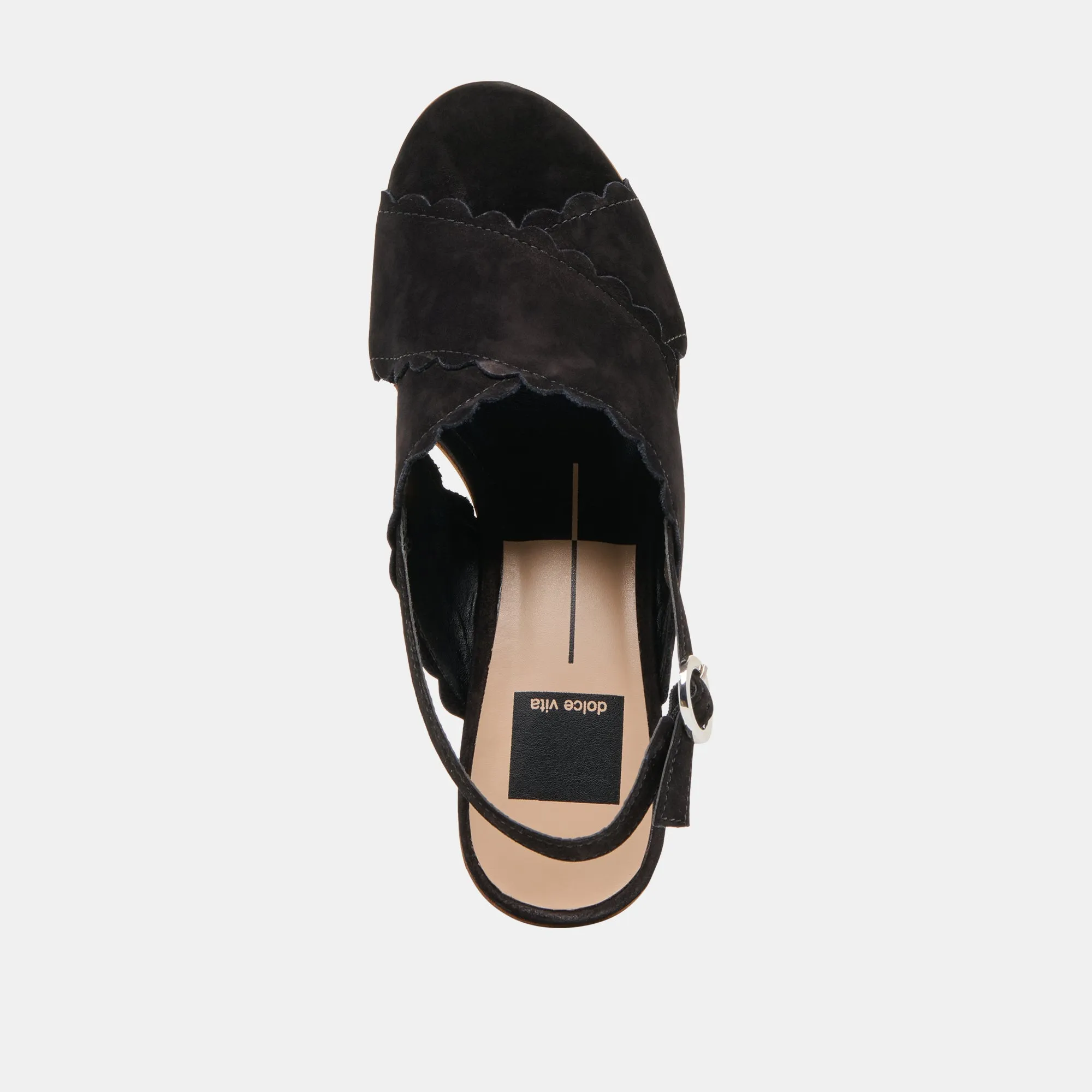 DILION KEILABSÄTZE SCHWARZ NUBUCK