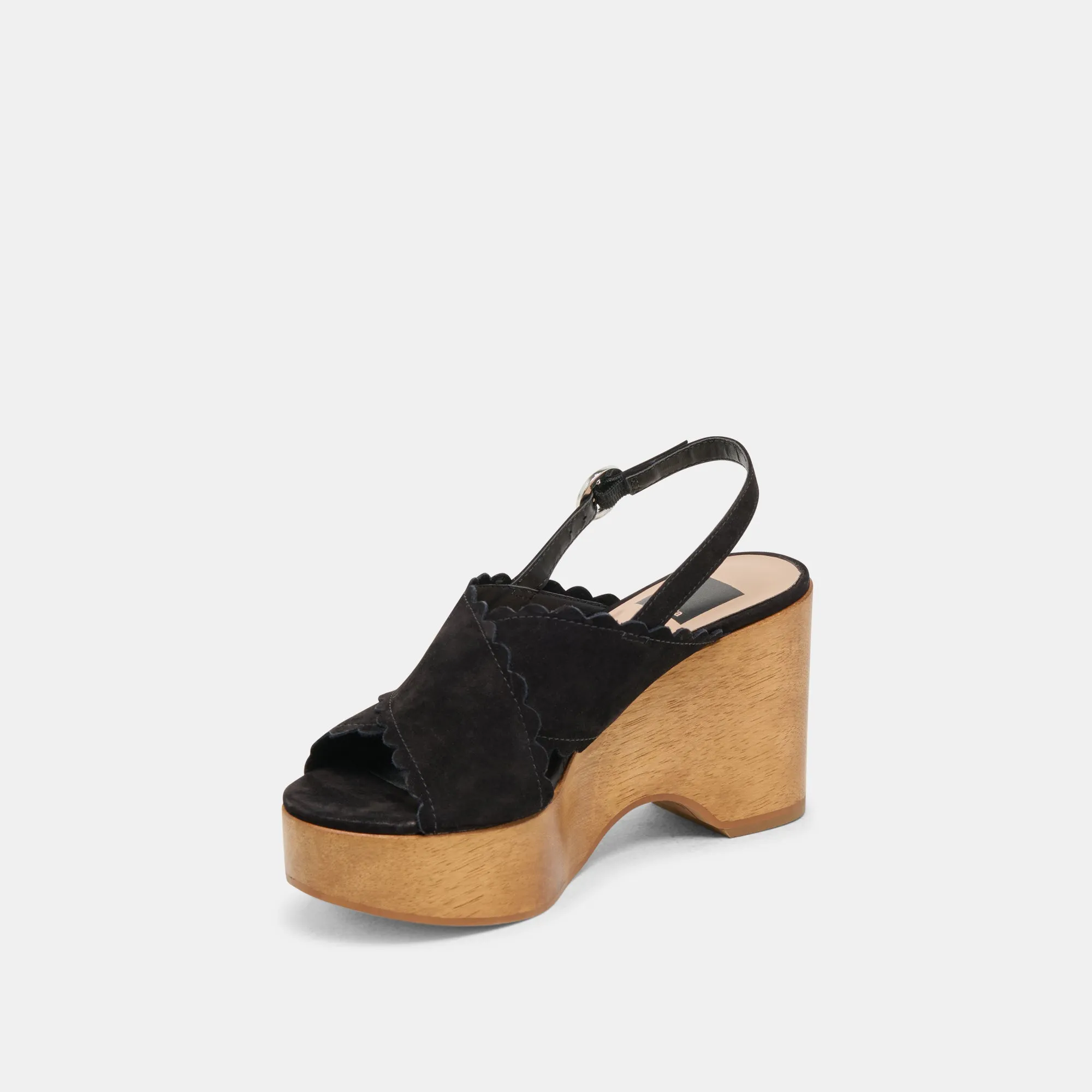 DILION KEILABSÄTZE SCHWARZ NUBUCK