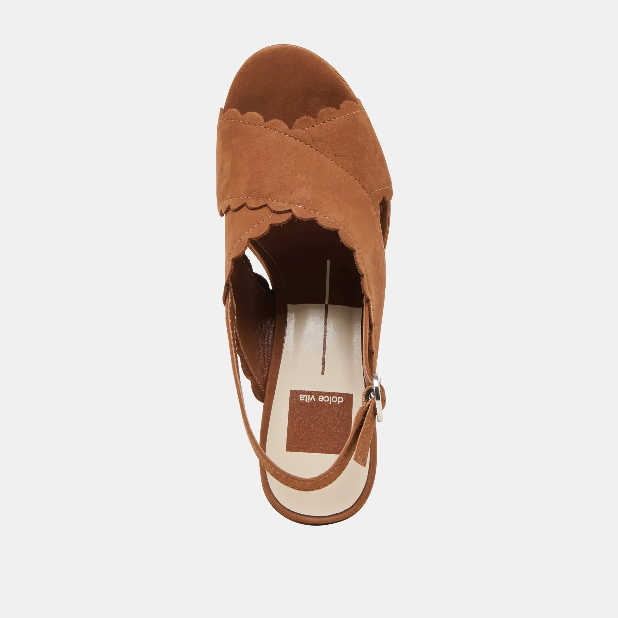DILION KEILABSÄTZE DUNKELBRAUN NUBUCK