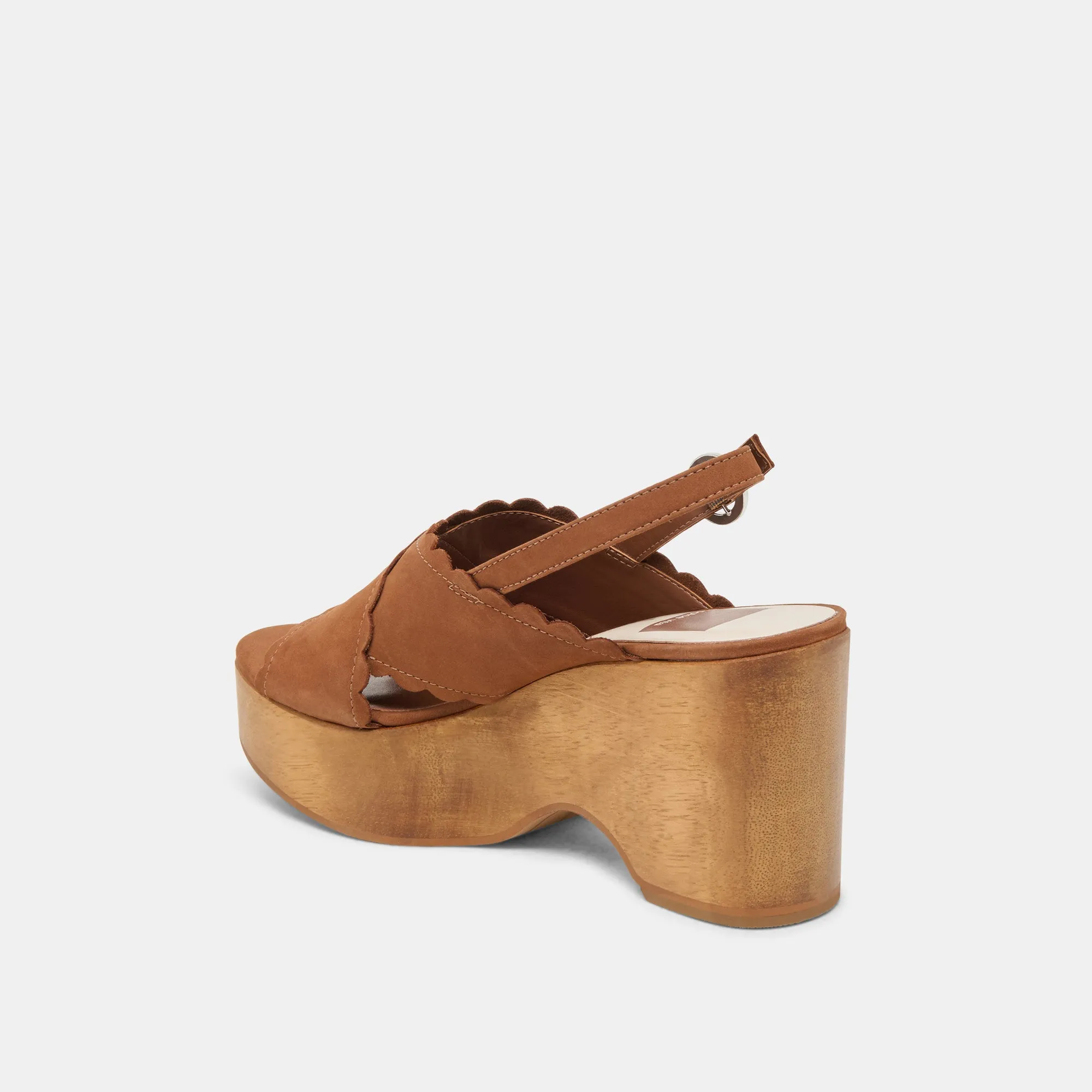 DILION KEILABSÄTZE DUNKELBRAUN NUBUCK