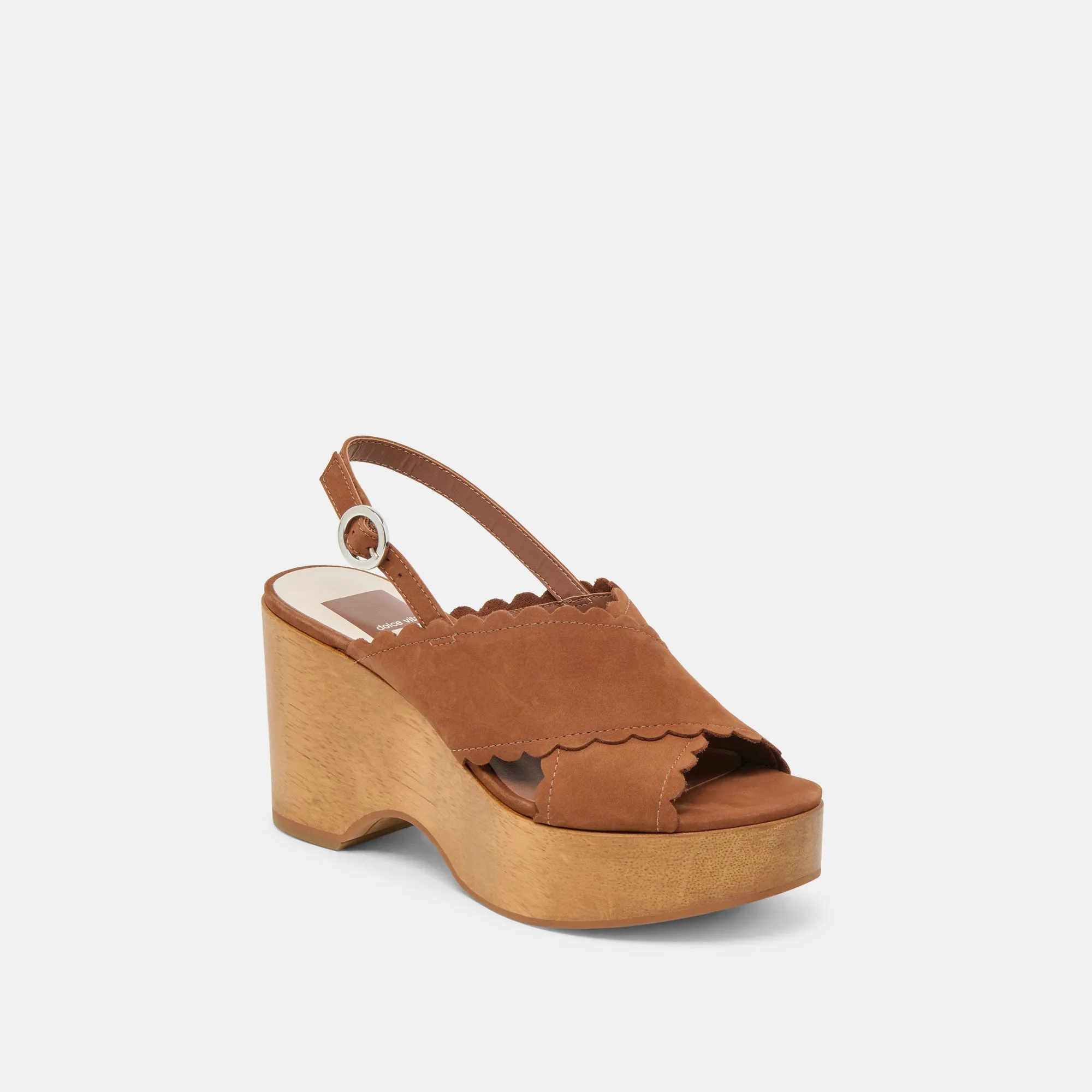 DILION KEILABSÄTZE DUNKELBRAUN NUBUCK