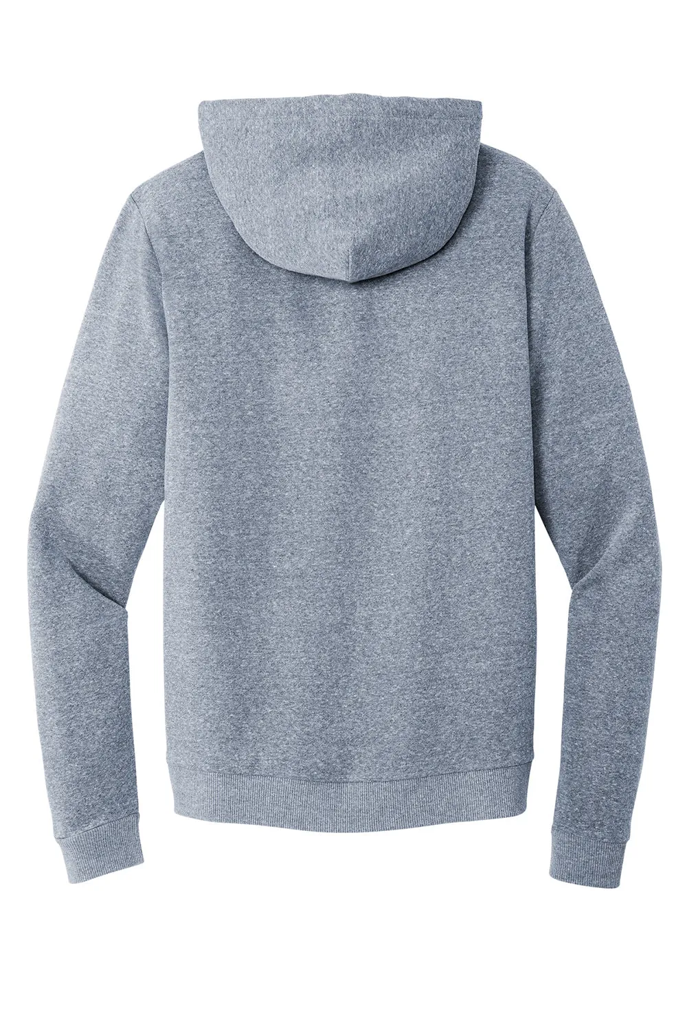 District Herren Perfektes Tri-Fleece Full-Zip Kapuzenpullover Hoodie mit Taschen - Navy Blue Frost
