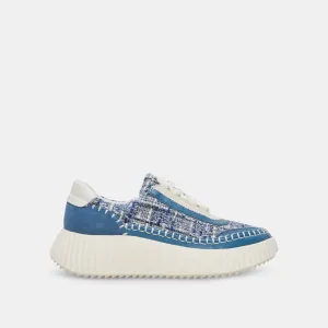 DOLEN SNEAKERS NAVY MULTI GEWEBT