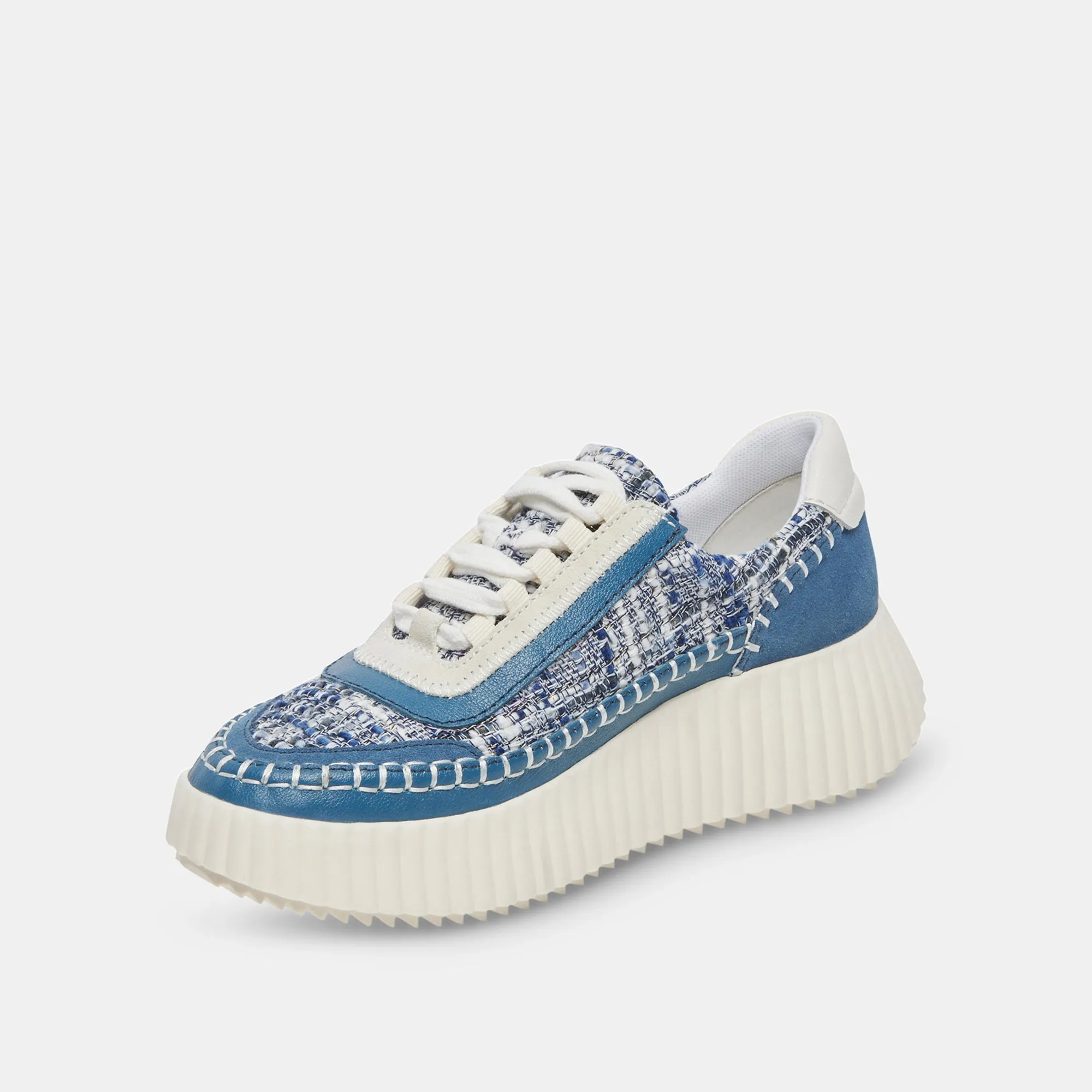 DOLEN SNEAKERS NAVY MULTI GEWEBT