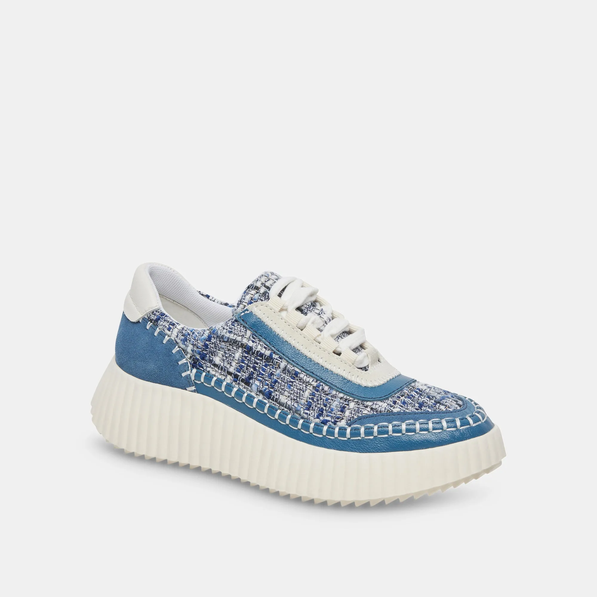 DOLEN SNEAKERS NAVY MULTI GEWEBT