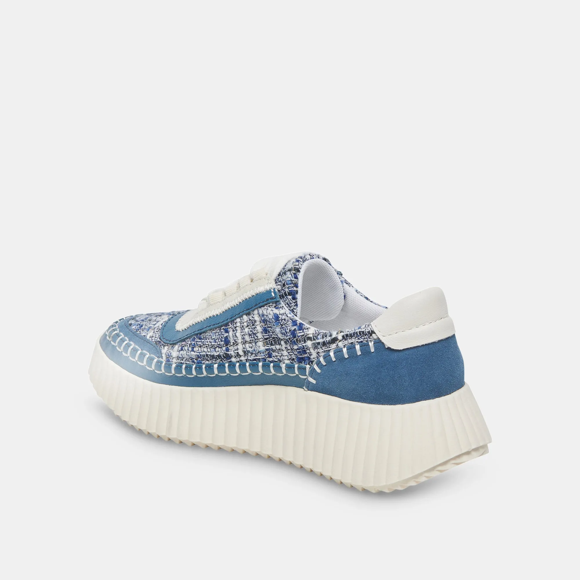 DOLEN SNEAKERS NAVY MULTI GEWEBT