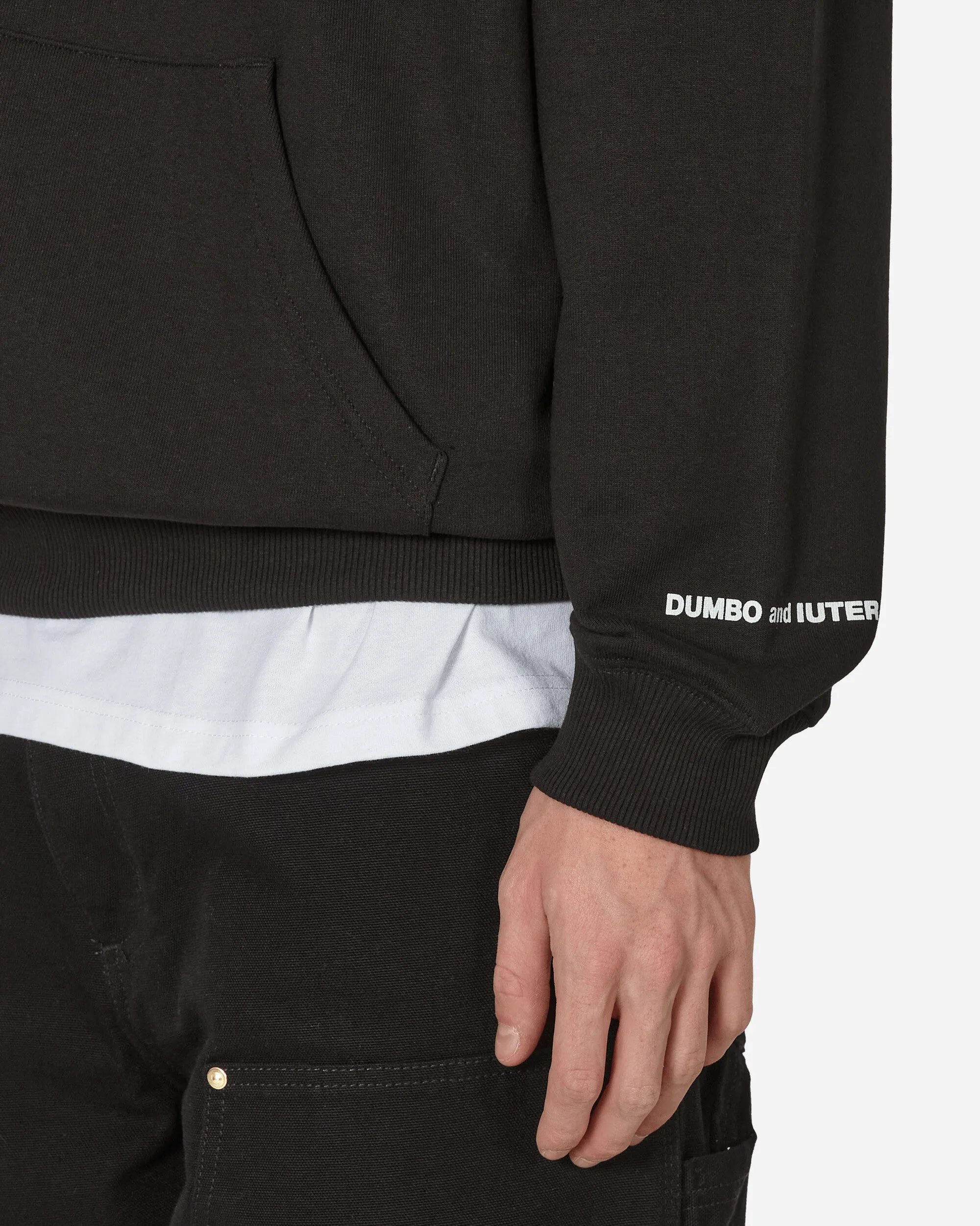 DUMBO Milano Imperfecta Kapuzenpullover Schwarz