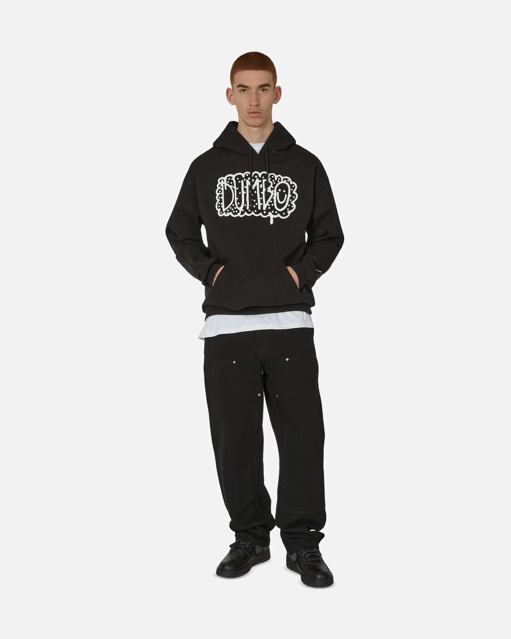 DUMBO Milano Imperfecta Kapuzenpullover Schwarz
