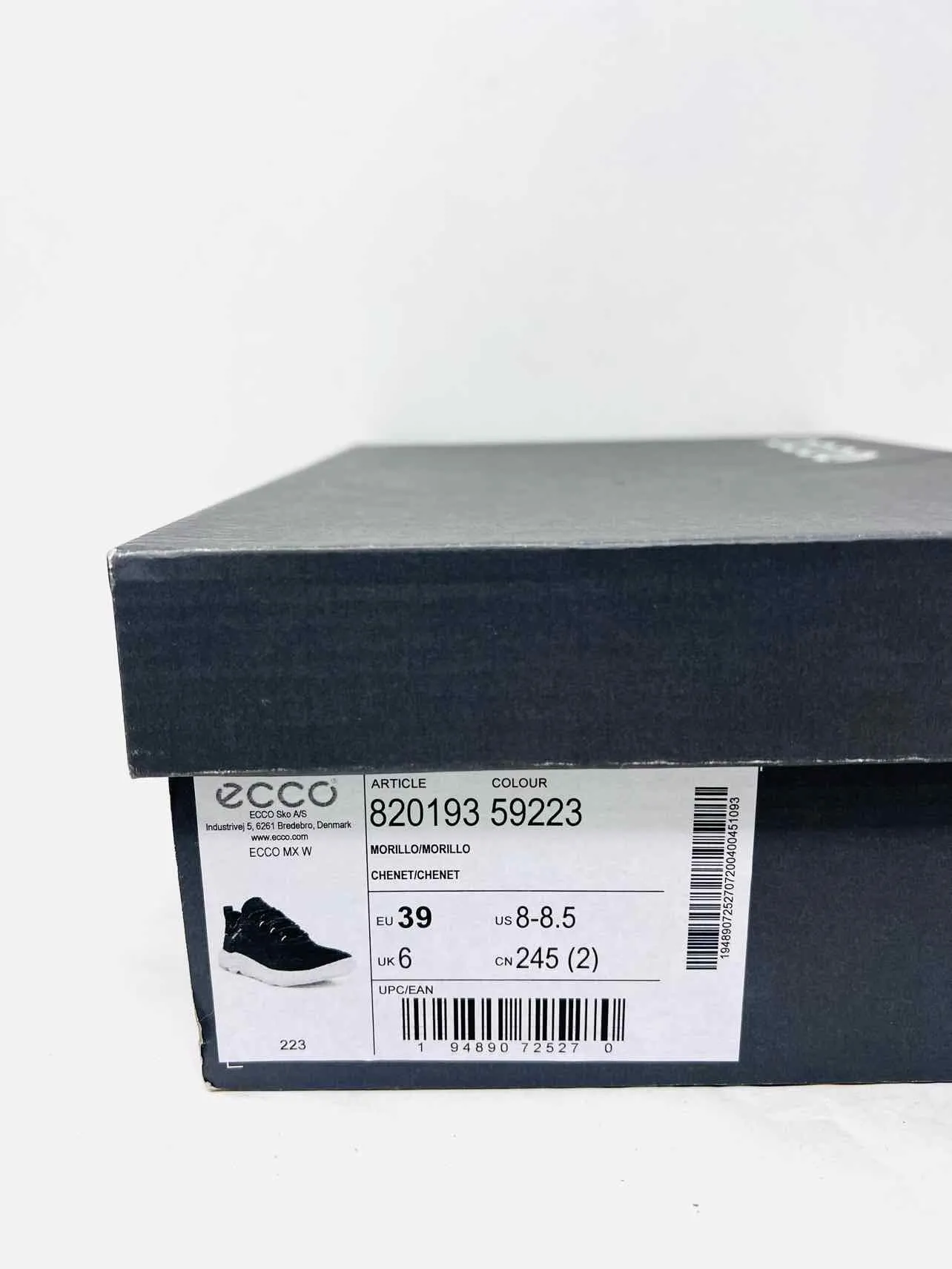 Ecco Größe 8/8,5 Burgunder/Beige Schnürer Mesh MIT KARTON!!! Schuhe Sneaker