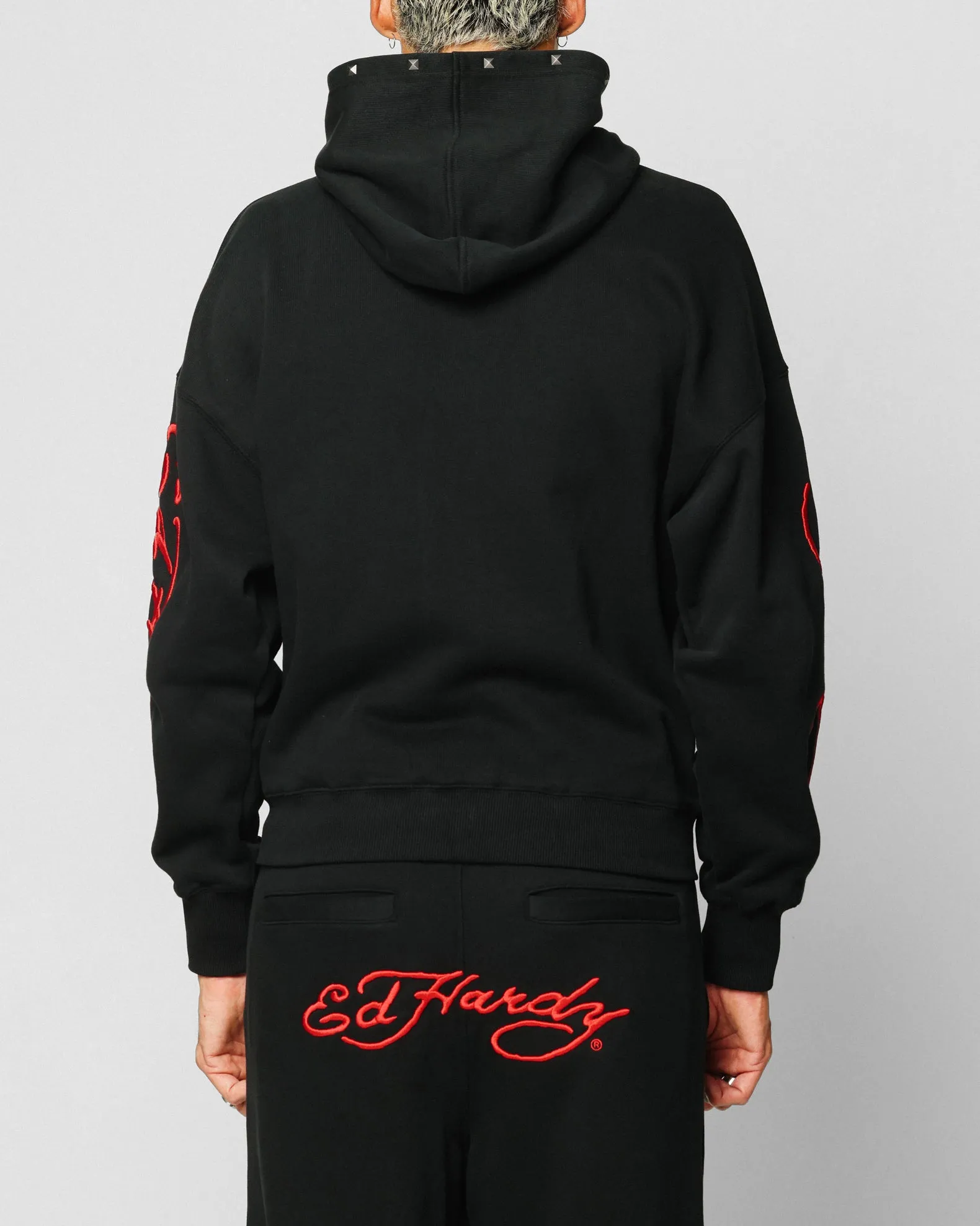 Ed Hardy Ed Hardy Kapuzenpullover Schwarz