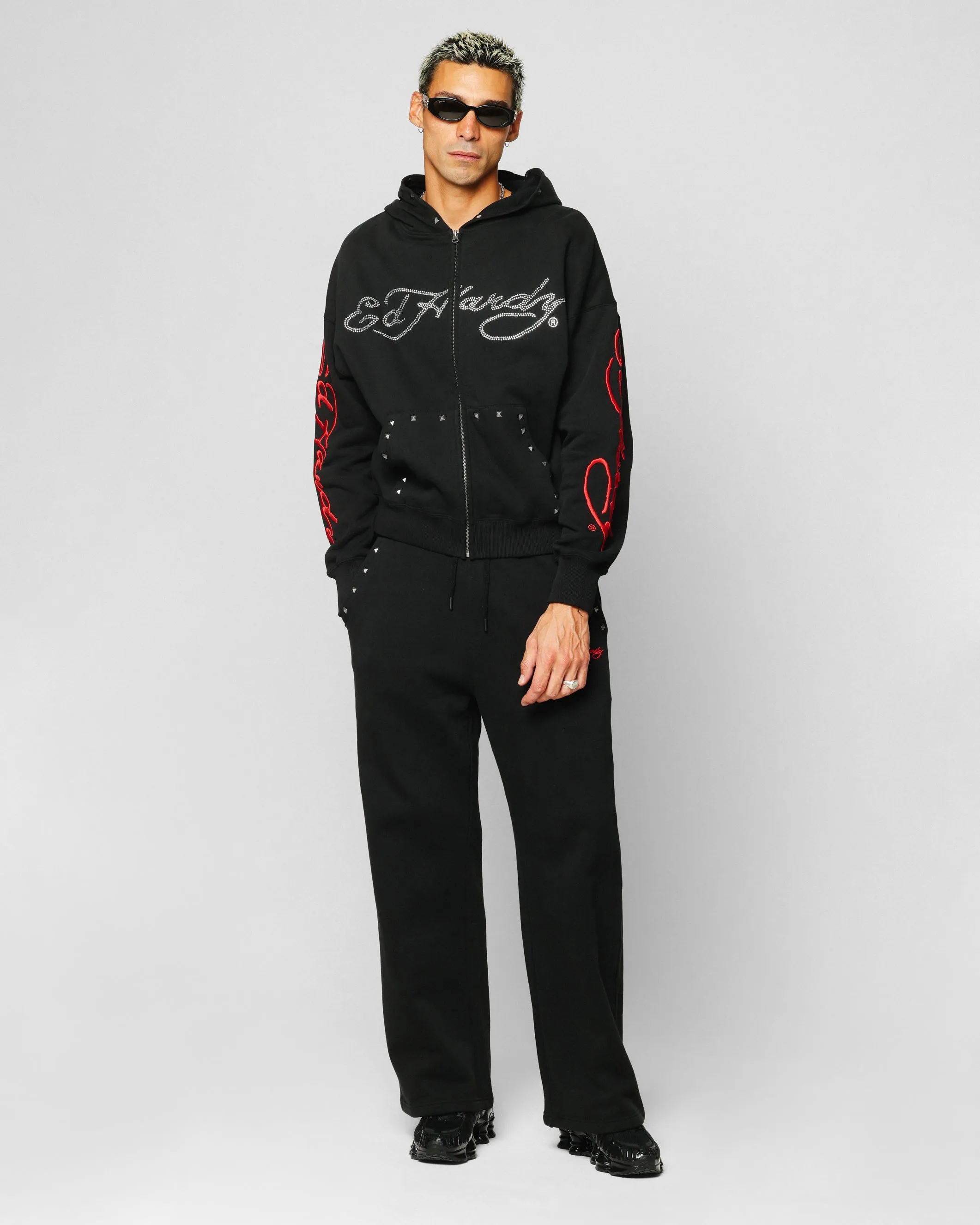 Ed Hardy Ed Hardy Kapuzenpullover Schwarz