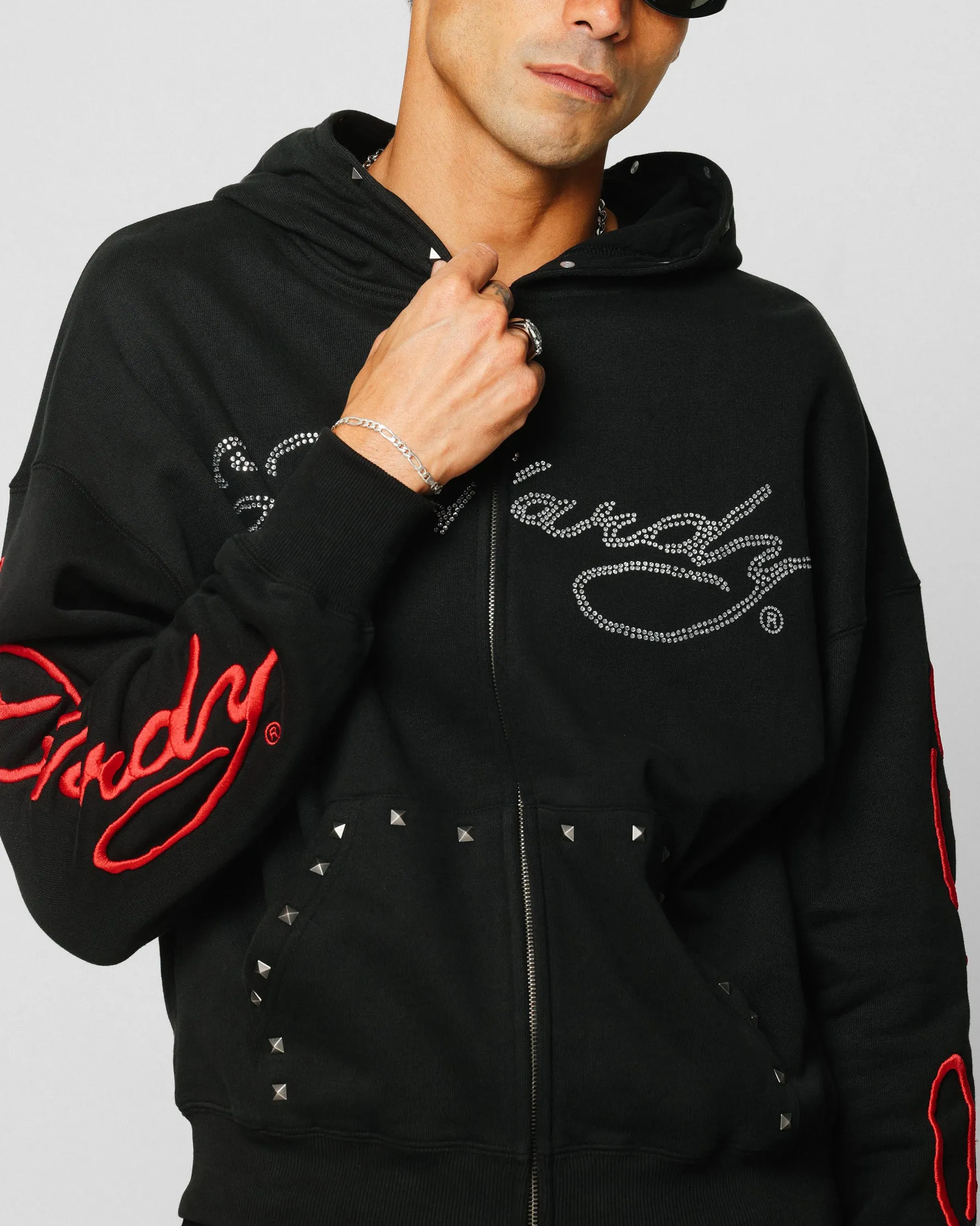 Ed Hardy Ed Hardy Kapuzenpullover Schwarz