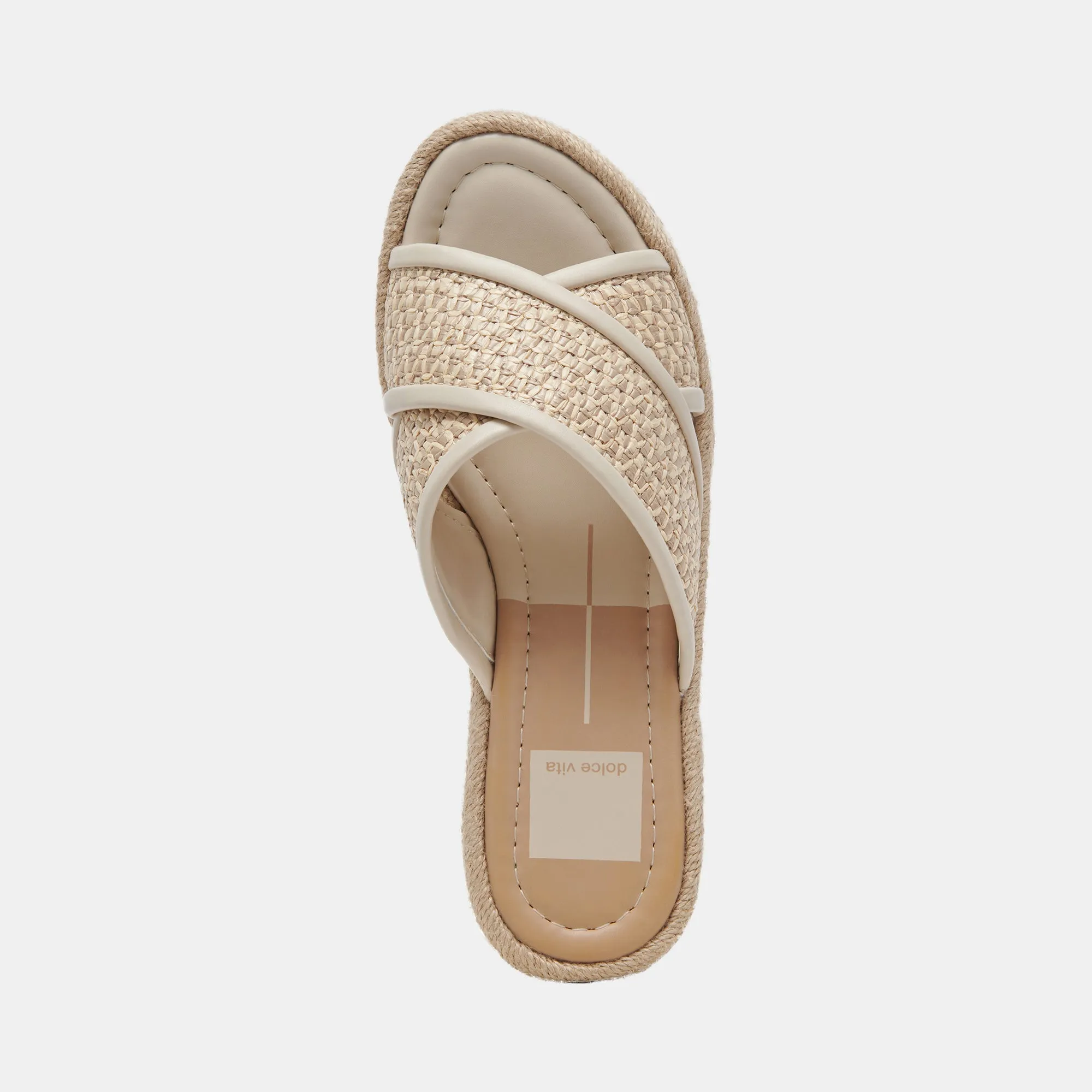 ELDORA ABSÄTZE NATURWEIßES RAFFIA