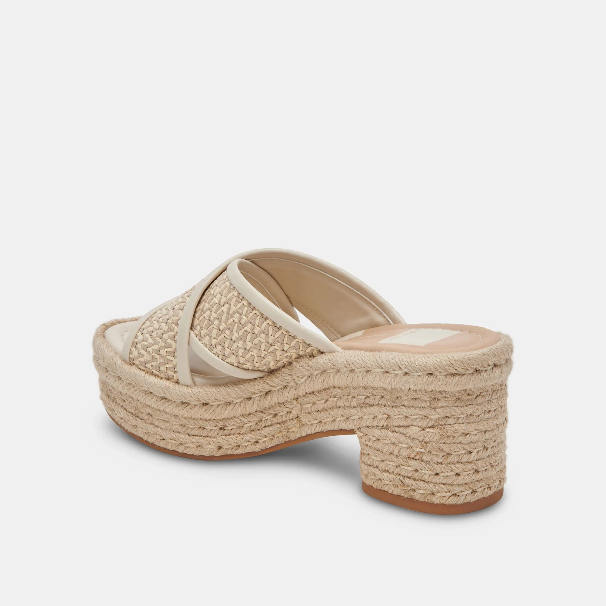 ELDORA ABSÄTZE NATURWEIßES RAFFIA