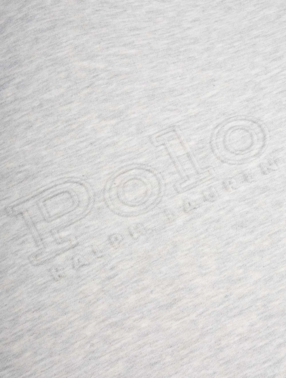 Geprägter Hoodie Grau