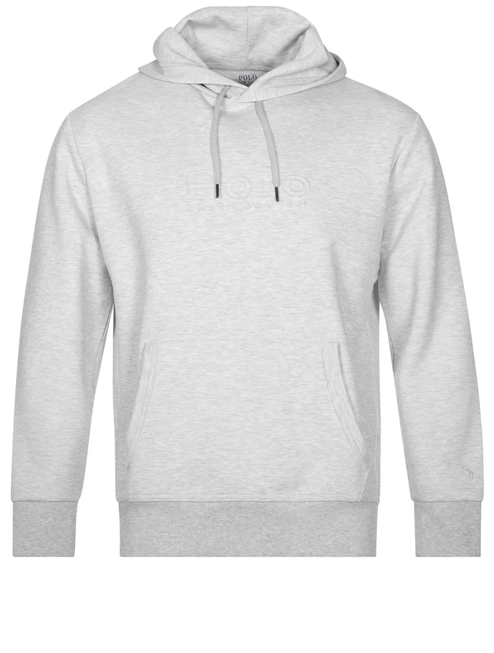 Geprägter Hoodie Grau