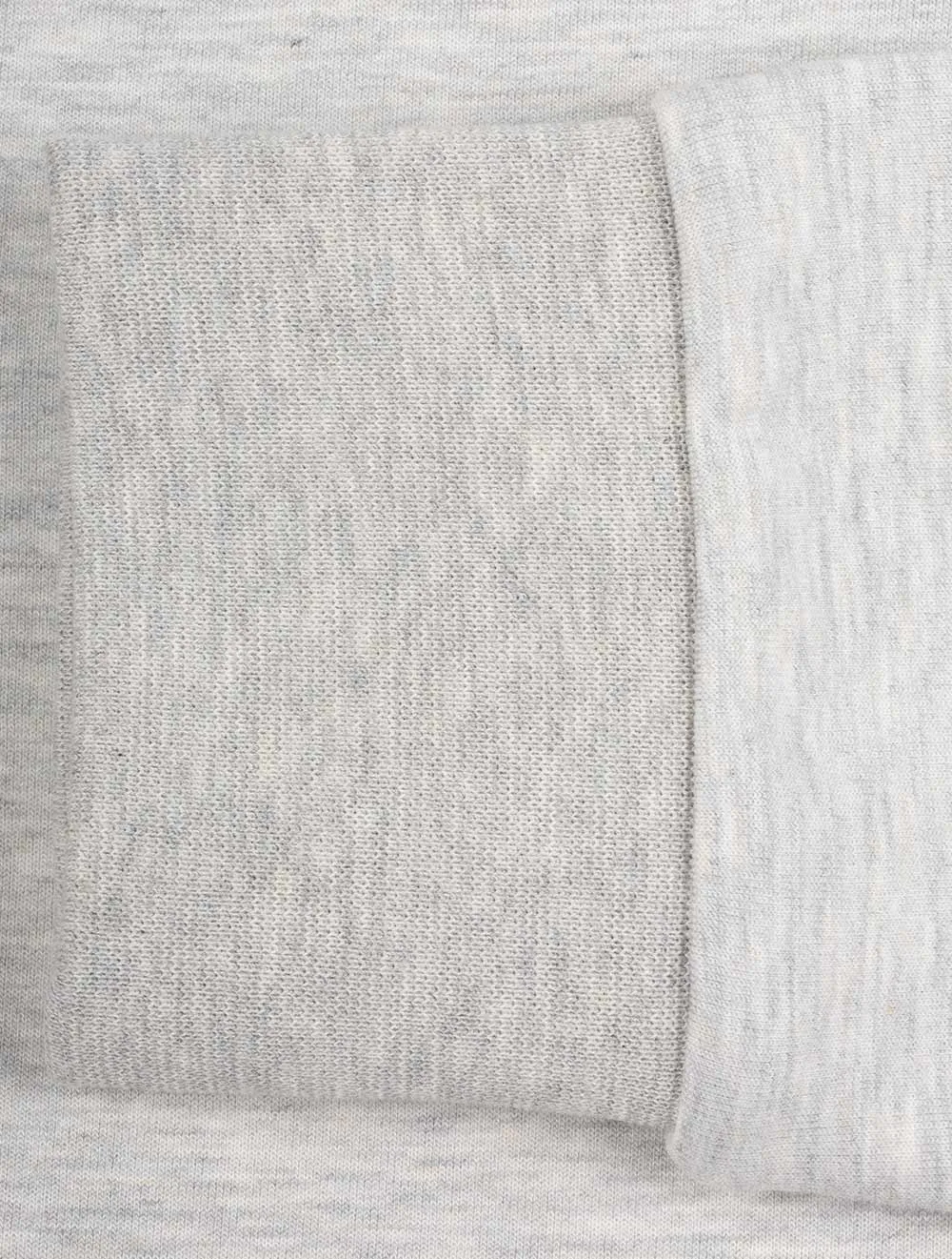 Geprägter Hoodie Grau