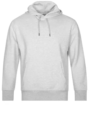 Geprägter Hoodie Grau