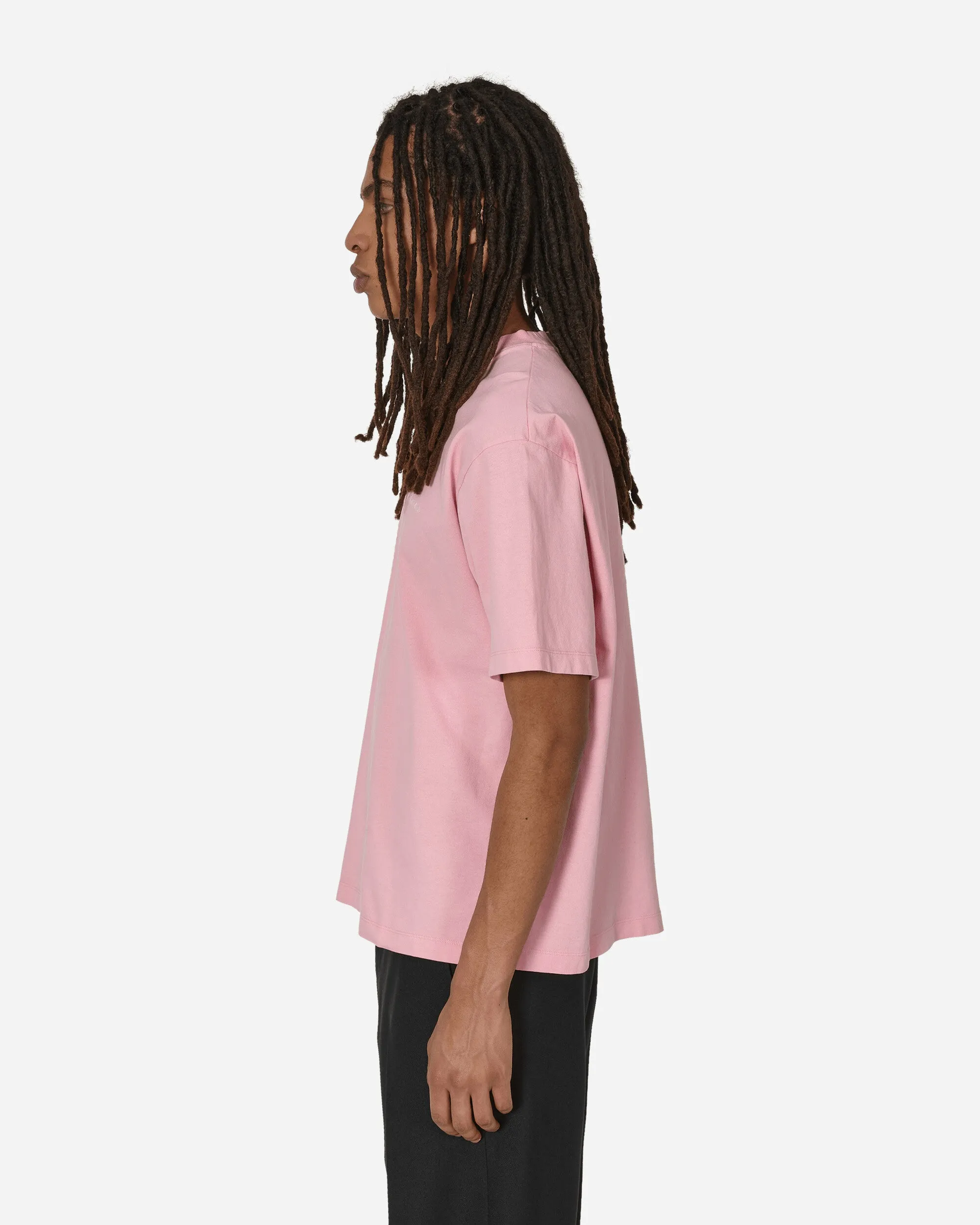 Pinkes T-Shirt mit besticktem Logo