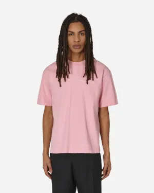 Pinkes T-Shirt mit besticktem Logo