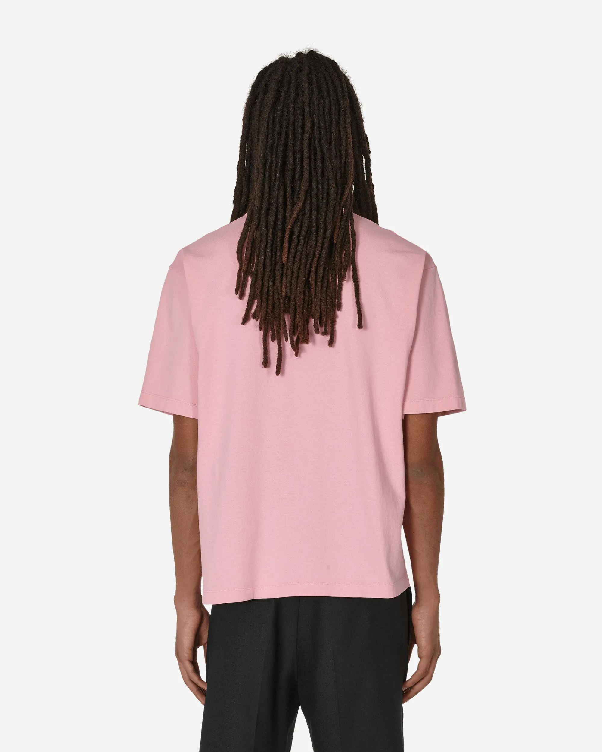 Pinkes T-Shirt mit besticktem Logo