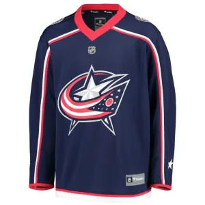Fanatics - Kinder- (Jugend-) Columbus Blue Jackets Heimtrikot Replikat Blank (265Y CBJH 2GD RJH)