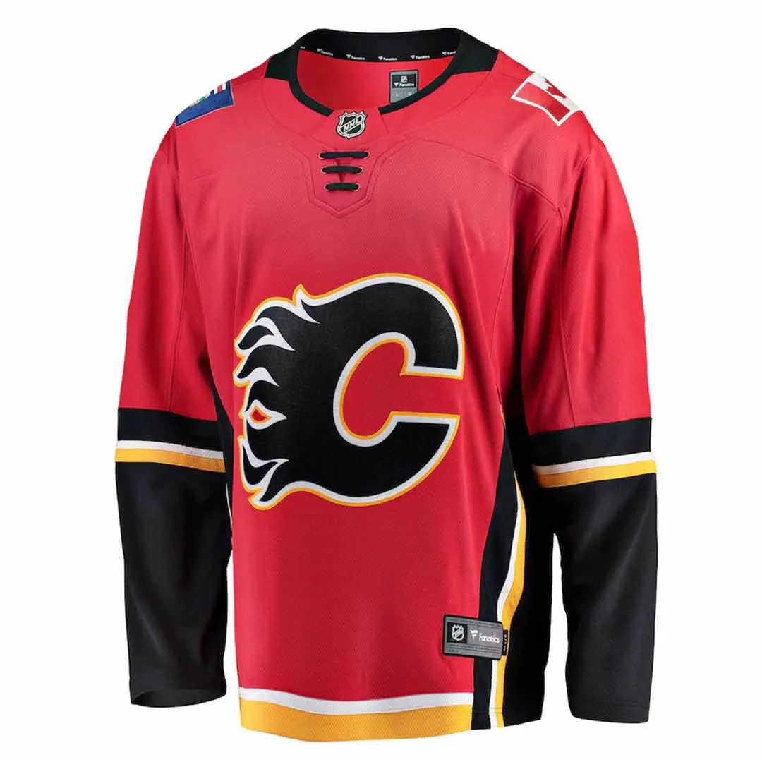 Fanatics - Herren Calgary Flames Alt Breakaway Trikot (879M CALX 2C BWX)