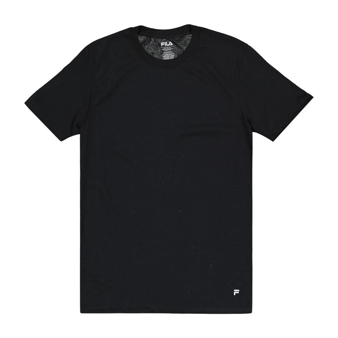 FILA - Herren 4er Pack Rundhals T-Shirt (FM0314CT BLKGRY)