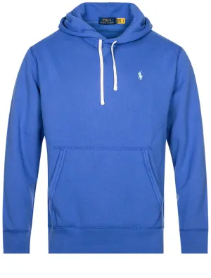 Fleece-Hoodie Blau