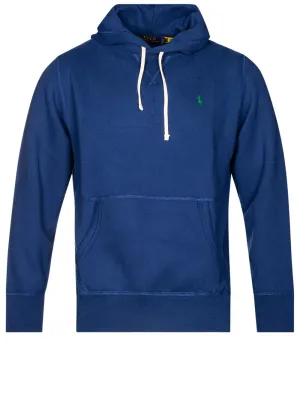 Fleece Hoodie Blau