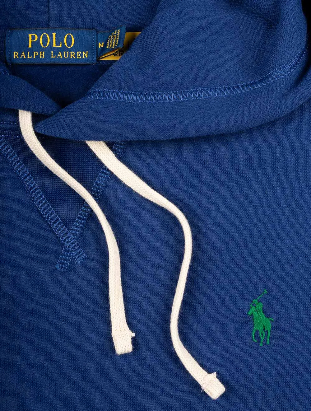 Fleece Hoodie Blau