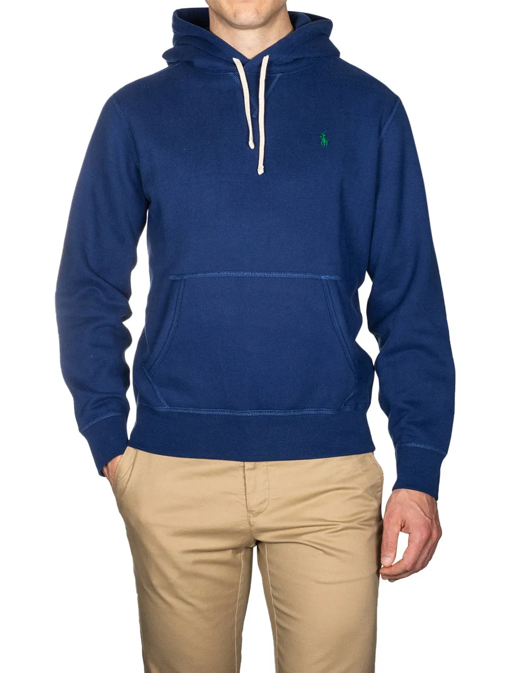 Fleece Hoodie Blau