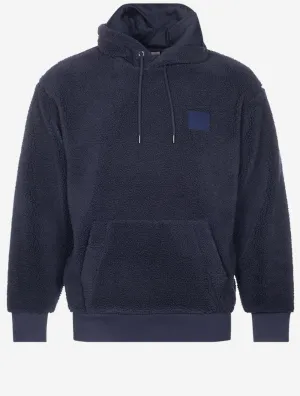 Fleece Hoodie Abendblau