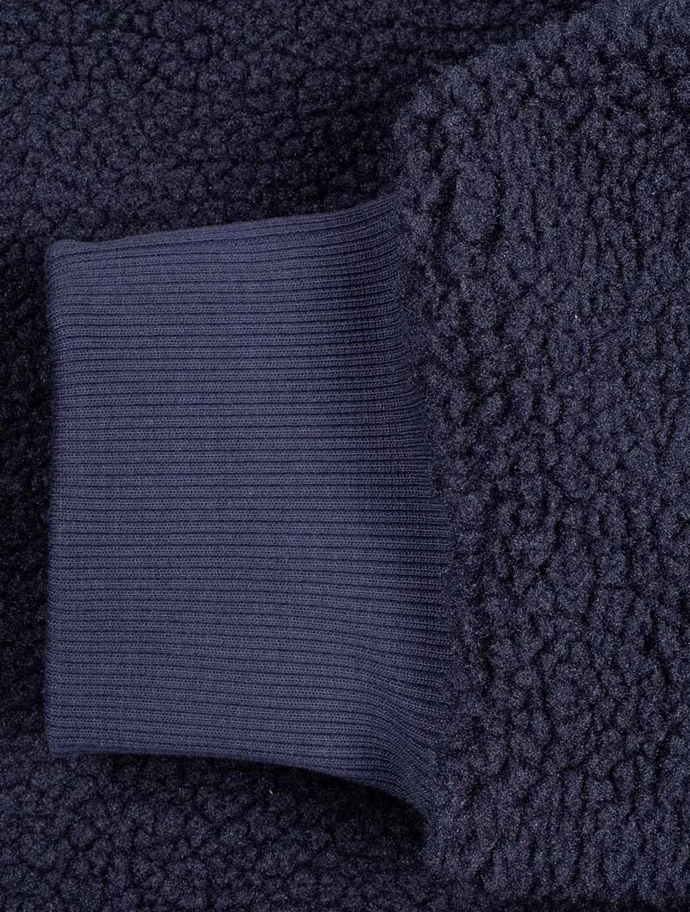 Fleece Hoodie Abendblau