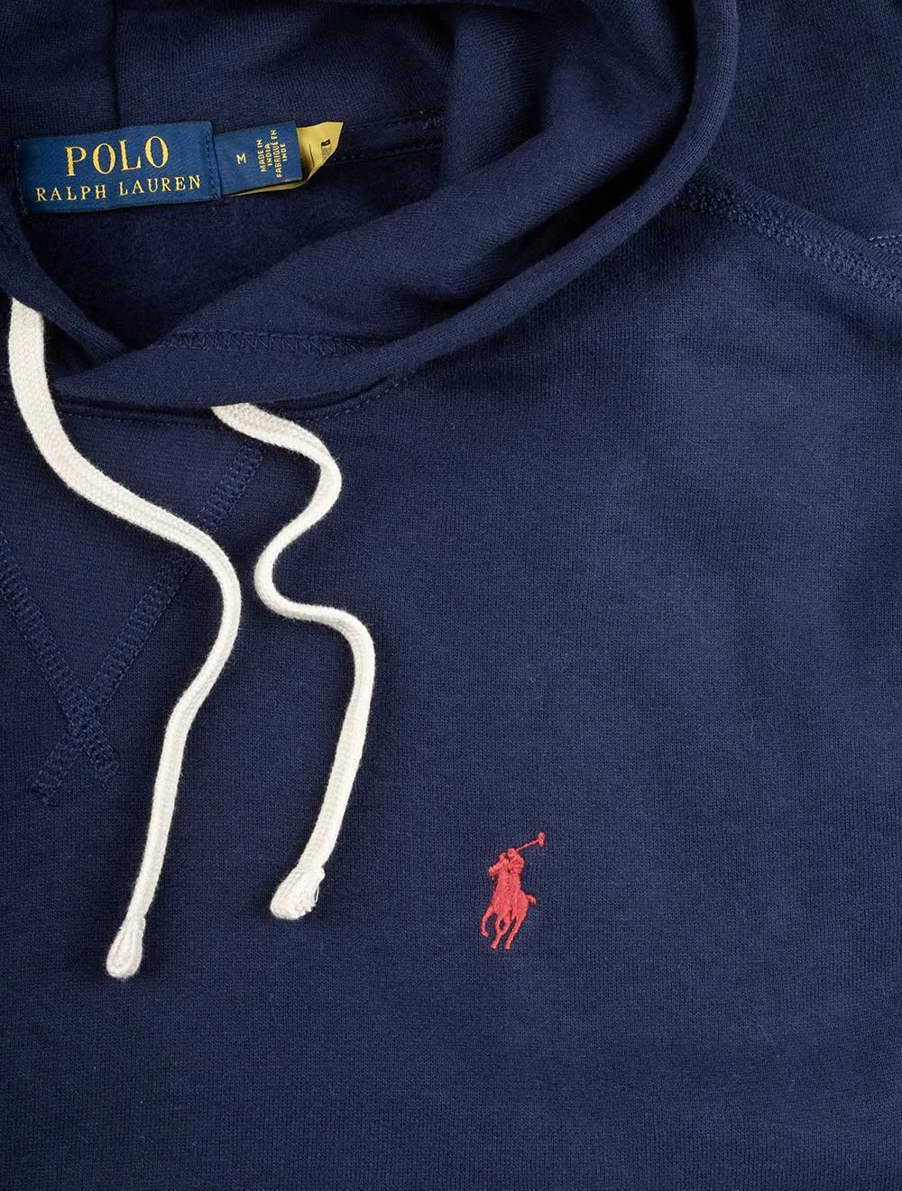 Fleece-Hoodie Marineblau