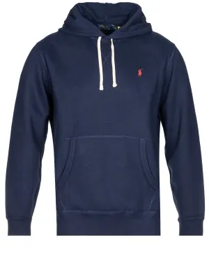 Fleece-Hoodie Marineblau
