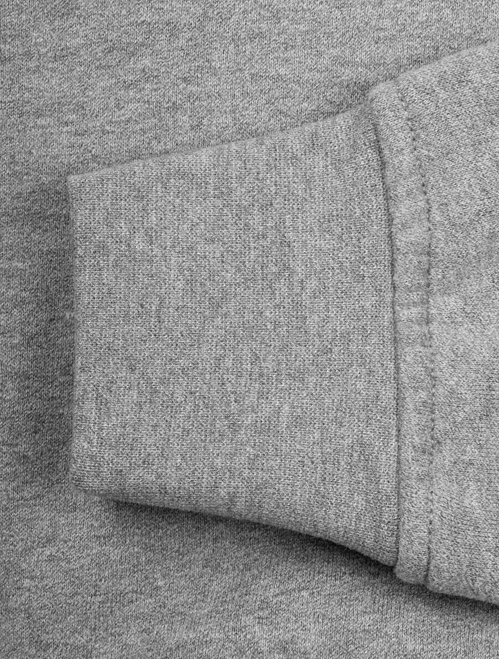 Fleece Logo Hoodie Grau