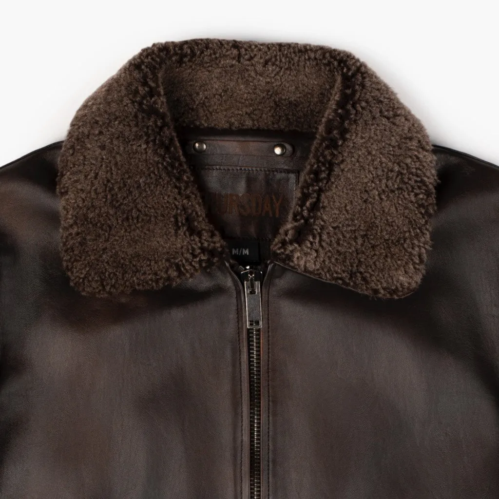 Fliegerjacke | Schwarzer Kaffee
