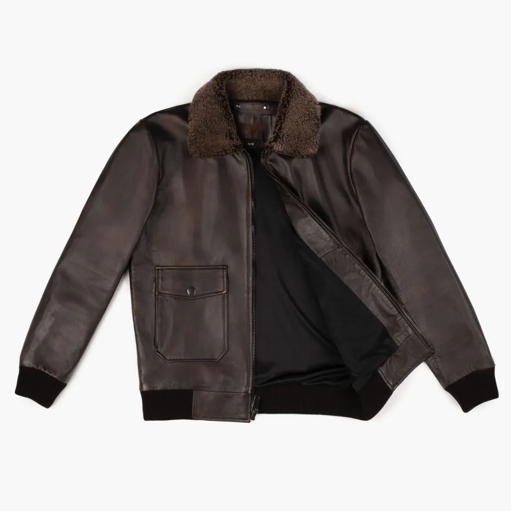 Fliegerjacke | Schwarzer Kaffee