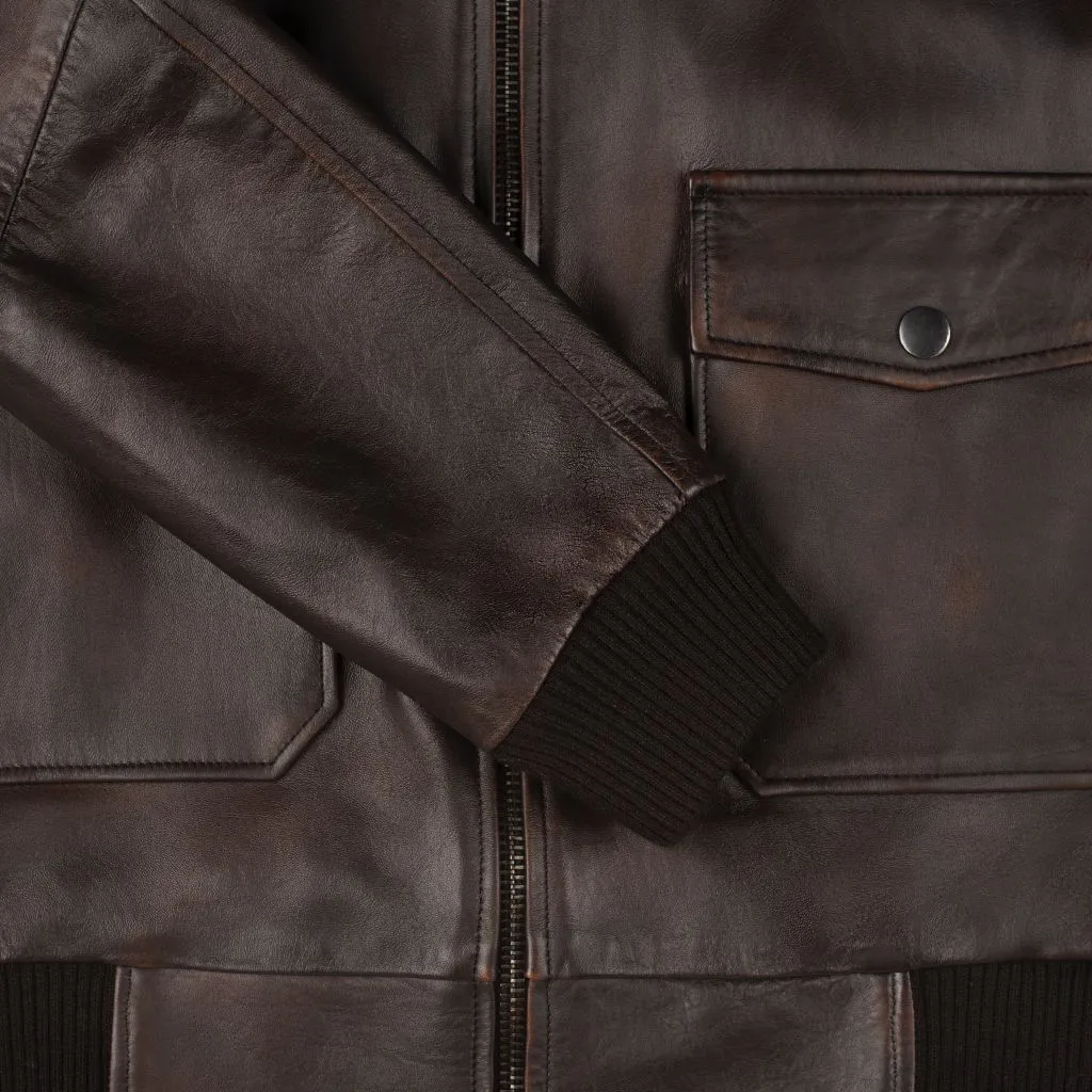 Fliegerjacke | Schwarzer Kaffee