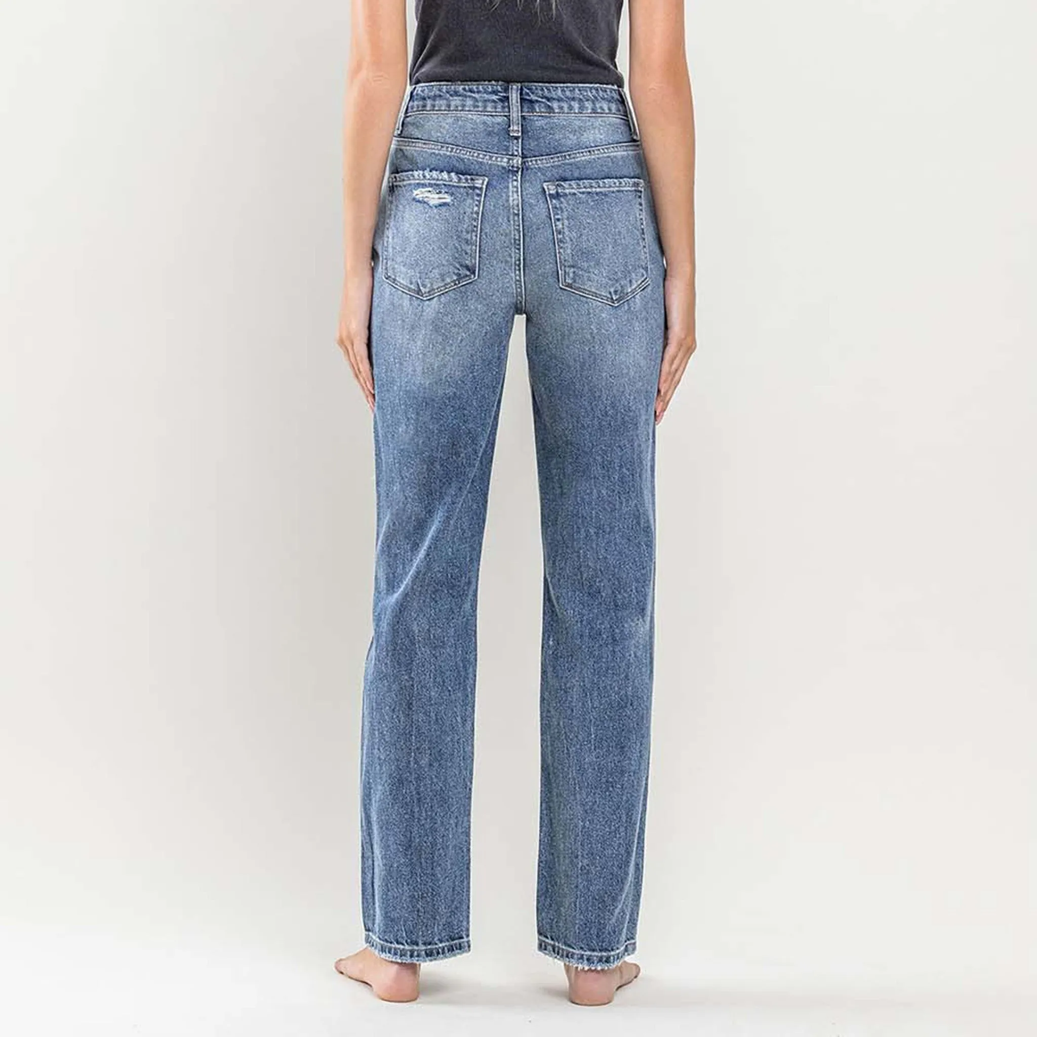 Flying Monkey Damen Vintage Jeans im 90er Jahre Used-Look
