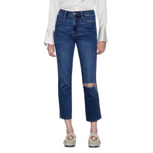 FRAME Damen Le Sylvie High Rise Zerstörte Cropped Jeans