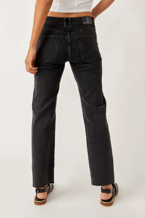 Free People Risk Taker Mid Rise Jeans - Main Squeeze - Endverkauf 25% Rabatt im Warenkorb