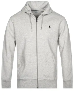 Grauer Full-Zip-Hoodie